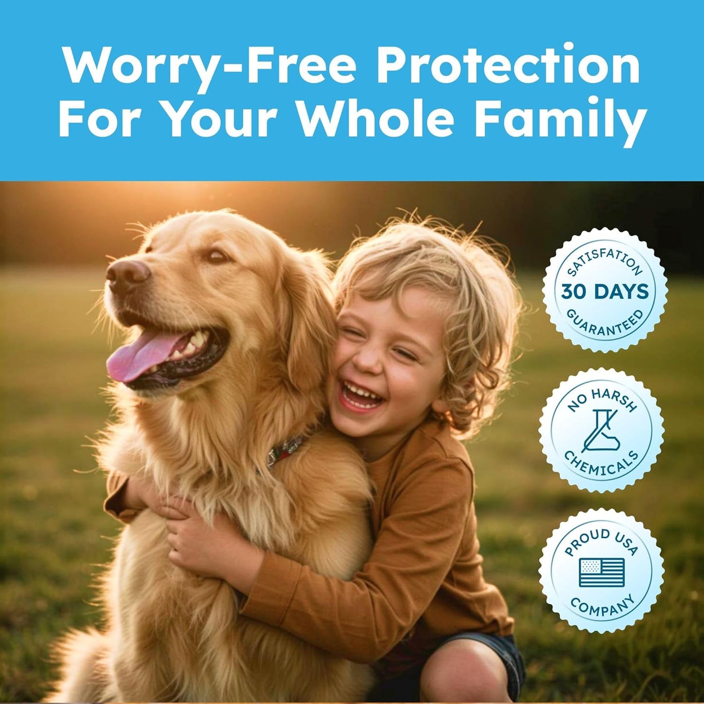 Natural Flea and Tick Spray for Dogs, Cats & Home | Plant-Based Flea Treatment & Tick Prevention with Essential Oils